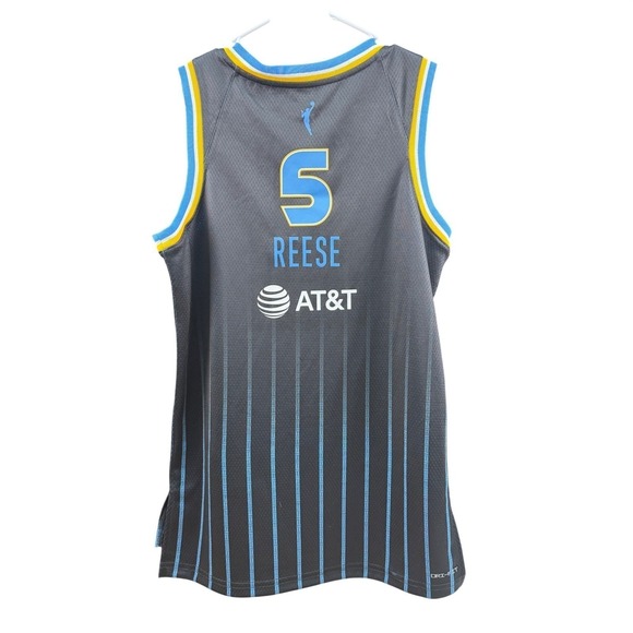 $100 Nike Angel Reese Chicago Sky WNBA Explorer Edition Jersey Black Blue L - Picture 3 of 9